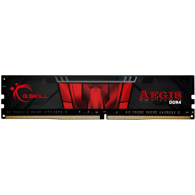 DIMM 8 GB DDR4-3200 , Arbeitsspeicher schwarz, F4-3200C16S-8GIS, Aegis, INTEL XMP