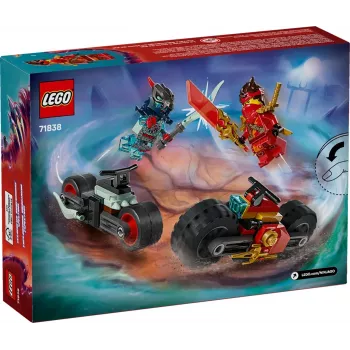 Zestaw konstrukcyjny LEGO NINJAGO 71838 Wyścig motocykla Kaia — 79 elementów, 2 minifigurki, wiek 6+, wymiary 40×30×90 mm