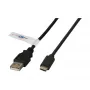 Efb K5258SW.0,5 Kabel USB Czarny