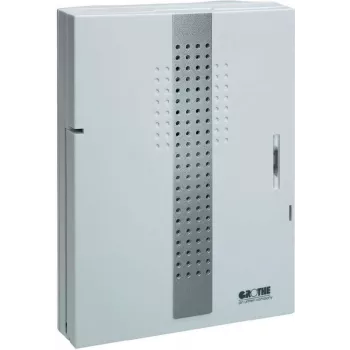 Grothe CROMA 230A - srebrny - biały - plastik - przewodowy - 86 dB - IP40 - AC - DC (43175)