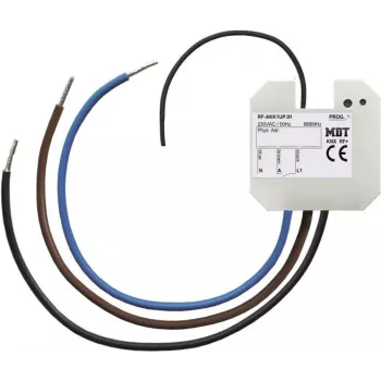 MDT RF-AKK1UP.01 KNX RF+ bezprzewodowy siłownik przełączający 1-kanałowy, UP, 10A (RF-AKK1UP.01)