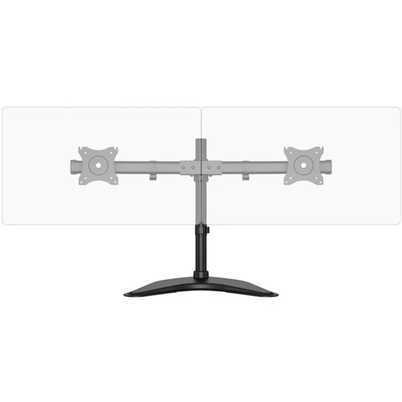 HAGOR HA FS - zestaw montażowy (uchwyt do biurka) - na 2 wyświetlacze LCD - czarny - rozmiar ekranu: 38-68 cm (15-27)