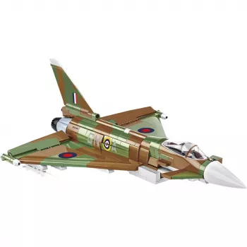 Klocki konstrukcyjne Cobi Eurofighter Typhoon FGR4 „GiNA” — 577 szt., wiek 8+, jasnoszary/zielony/brązowy