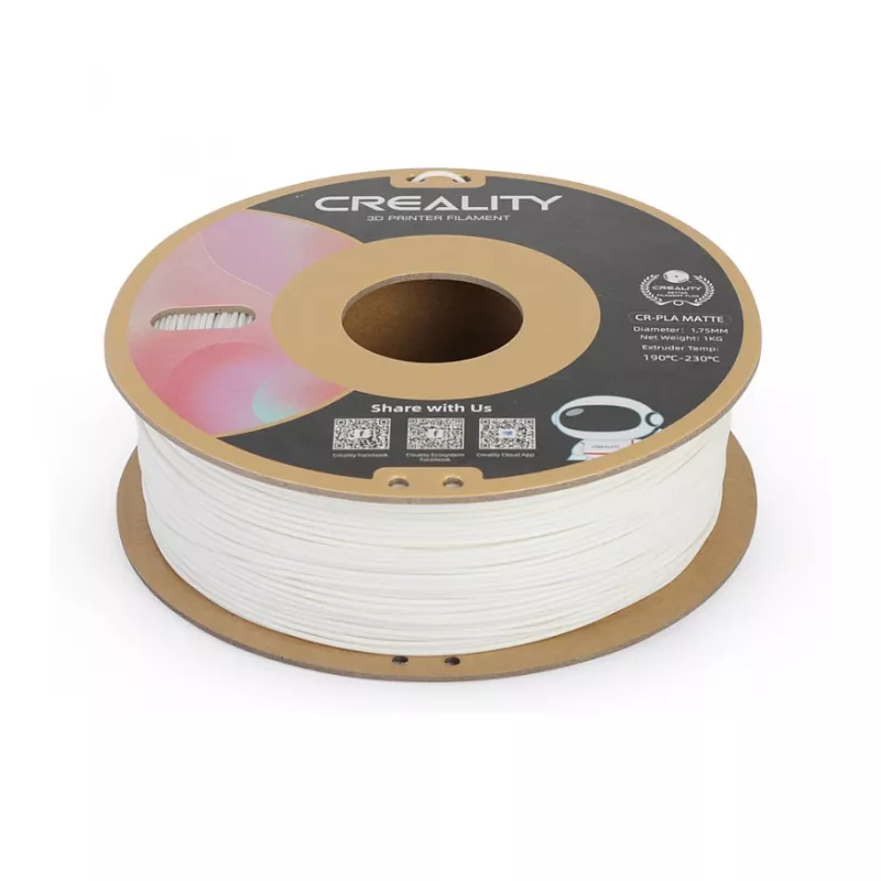 Szpula filamentu Creality PLA 1.75 mm Biały 1 kg (model 3301010296)