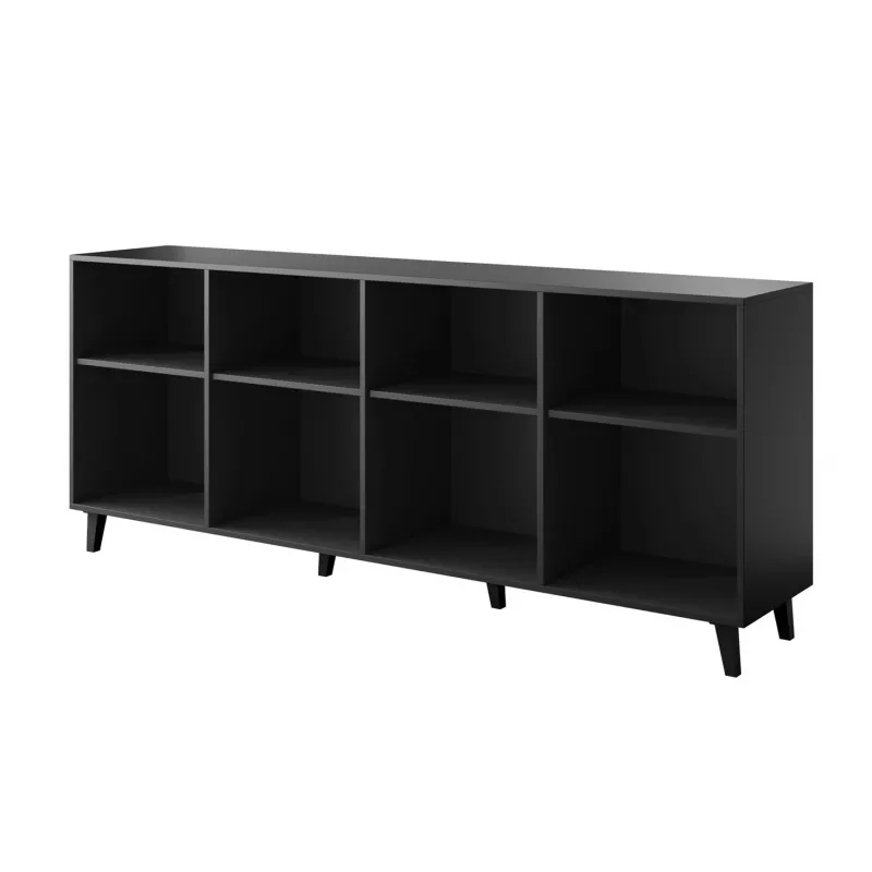 ASTI komoda 200x42x82 czarny matowy