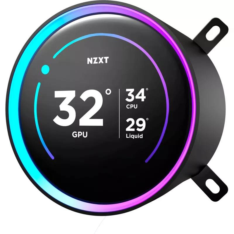 NZXT Kraken Elite 360 RGB Chłodzenie procesora All-in-one 12 cm Czarny 1 szt.