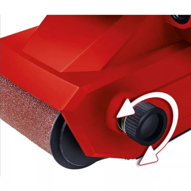 Szlifierka taśmowa TC-BS 8038 (czerwono-czarna, 800 W)