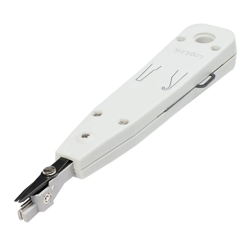 Zaciskarka do kabli LOGILINK WZ0001A do RJ45/RJ11, wbudowany obcinak i ściągacz izolacji, biała
