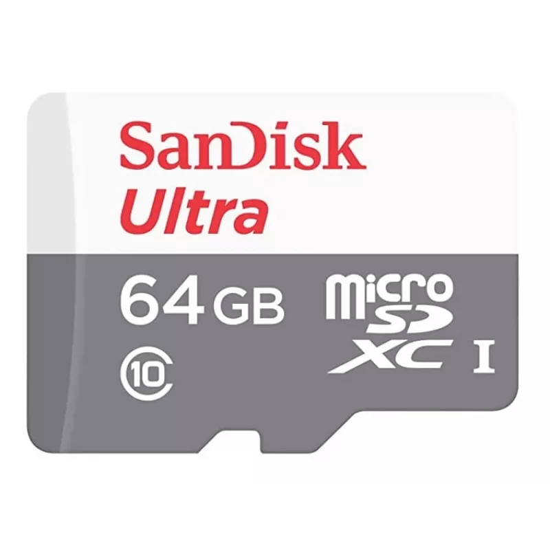 MicroSDXC SanDisk 64 GB Klasa 10 UHS-I SDSQUNR-064G-GN3MN