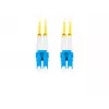 Światłowodowy kabel krosowy LANBERG FO-LULU-SD11-0030-YE, 3 m, G.657.A1, LC–LC, żółty