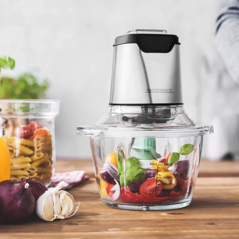 Elektryczny siekacz do żywności Gastroback Design Mini Chopper Plus