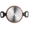 Garnek do zupy JATA CF922 2.6 L czerwony aluminium