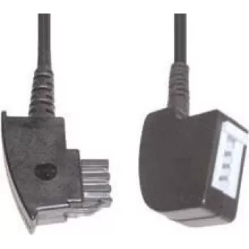Telephone kabel e+p T 24 6 m Czarny
