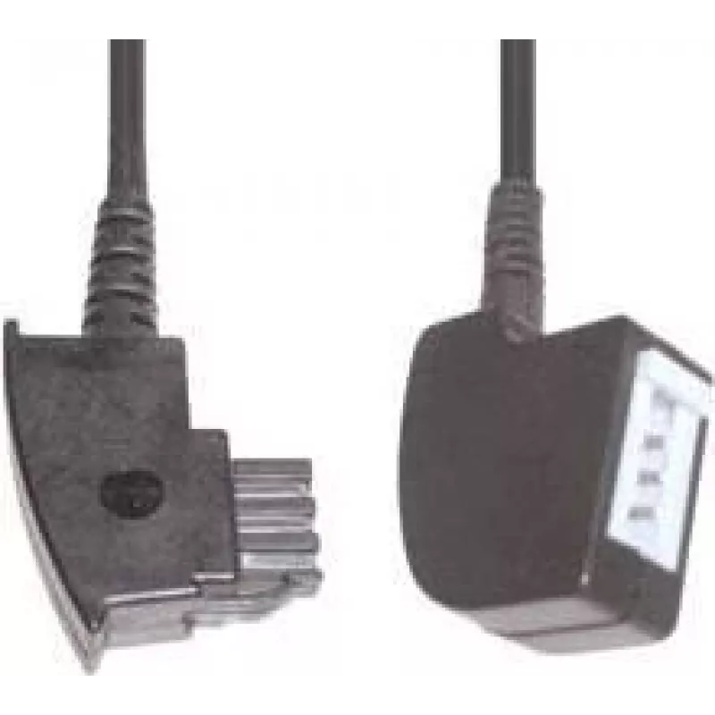 Telephone kabel e+p T 24 6 m Czarny
