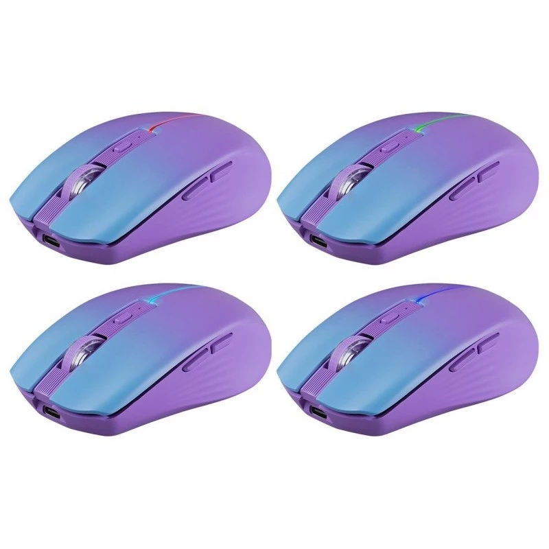 MYSZ DEFENDER MYSTERY MM-301 RF+BT FIOLETOWA 1600dpi 6P