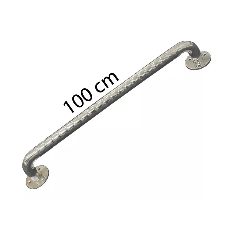 Falista poręcz łazienkowa ze stali nierdzewnej 100 cm