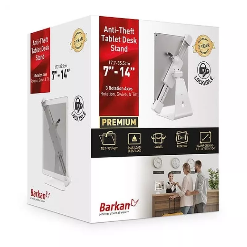 Obudowa zabezpieczająca do tabletu Barkan T71HL 35.6 cm Uniwersalna Biała