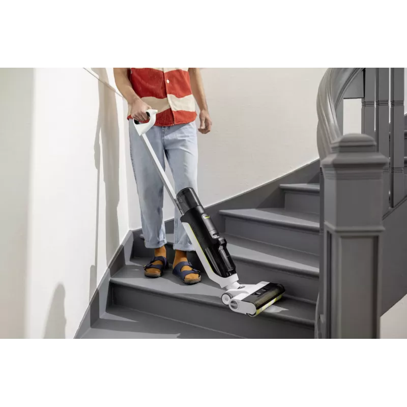 Odkurzacz do podłóg trzy w jednym Karcher FCV 3 1.056-122.0 — do czyszczenia na sucho i mokro, 160 W, biały
