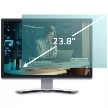Folia ochronna na monitor QOLTEC 51075 23,8 cala z filtrem światła niebieskiego, matowa przeciwodblaskowa
