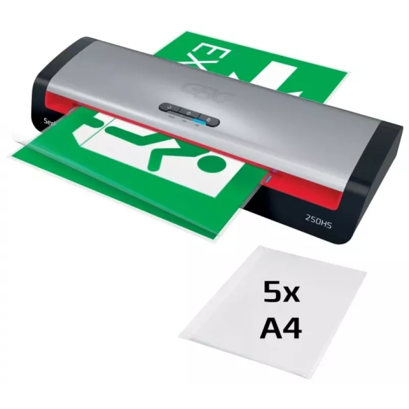 Laminator gbc 4410071EU A4 z systemem 2-rolkowym do laminowania kart kredytowych i dokumentów