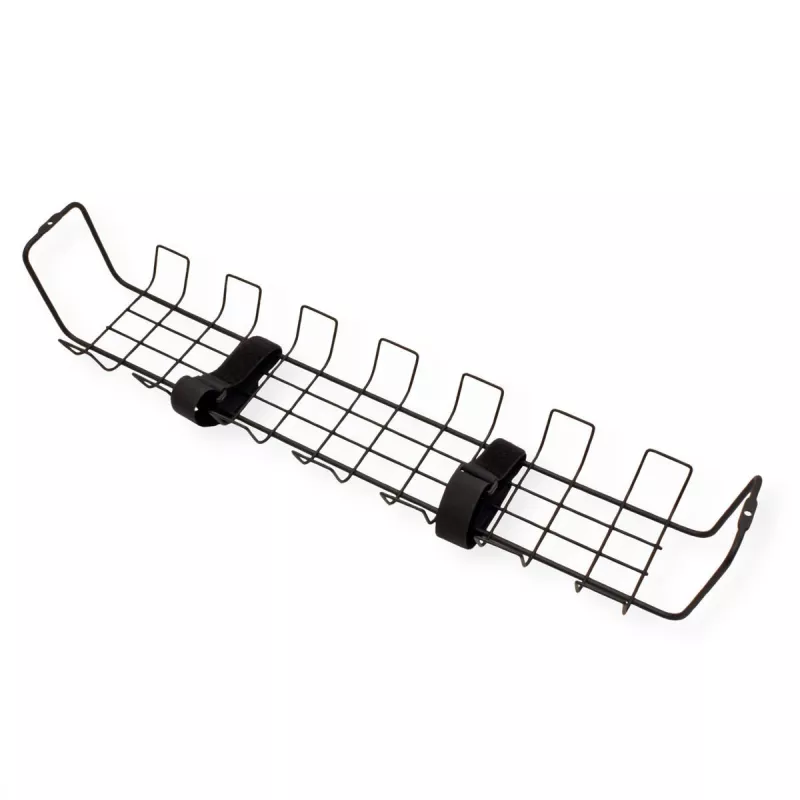 ROTRONIC-SECOMP Roline - Kabel - Organizer - Gitter - unter Tisch montierbar - Schwarz (Packung mit 2)