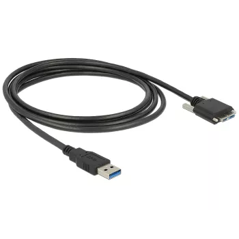 Kabel USB DeLOCK 83599 USB 3.2 Gen 1 3 m USB A Micro-USB B Czarny