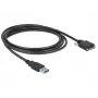 Kabel USB DeLOCK 83599 USB 3.2 Gen 1 3 m USB A Micro-USB B Czarny