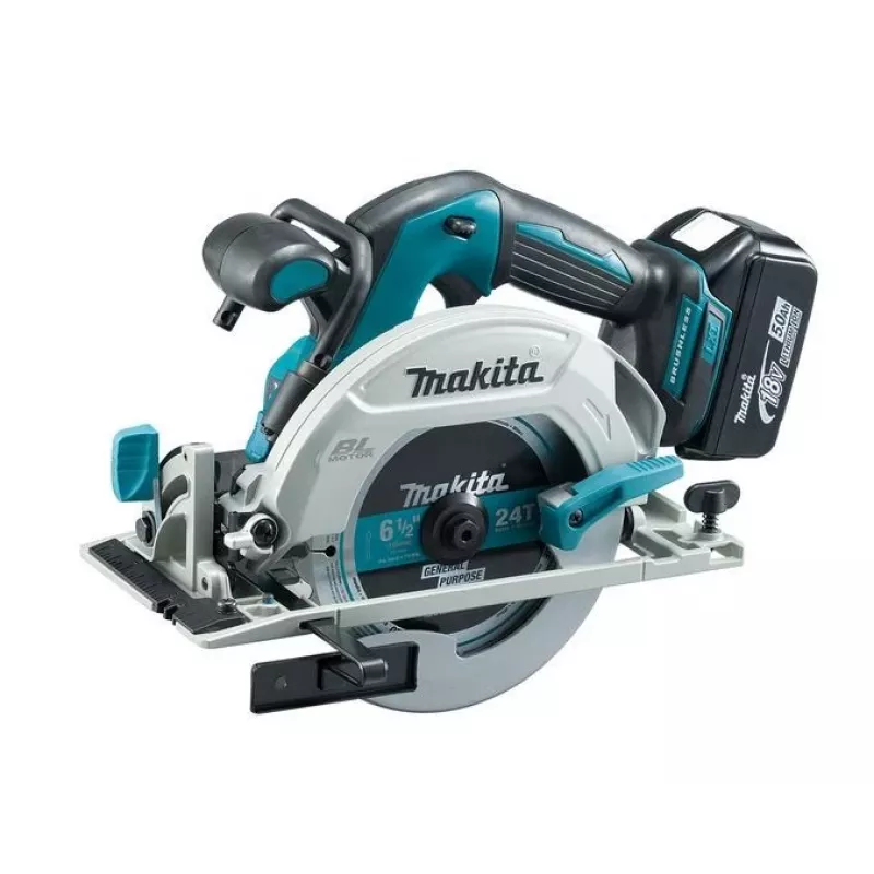 Makita DHS680RTJ przenośna pilarka tarczowa 16,5 cm Czarny, Szary, Turkusowy 5000 obr./min