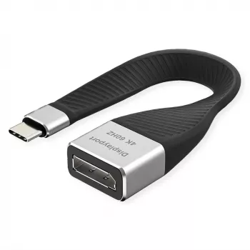 ROTRONIC-SECOMP Roline - Kabel adapter - USB-C (M) do DisplayPort (W)