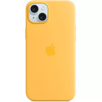 Silicone Case Cover Apple iPhone 15 Plus MagSafe pomarańczowy