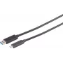 Kabel przejściówka USB-A ShiverPeaks 30-38085 USB-C 3.2 5G 15 m