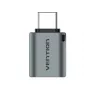 Adapter OTG Vention USB-C męski na USB 3.0 żeński, szary, stop aluminium