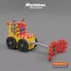 Zestaw konstrukcyjny Marioinex Mini Waffle Constructor — 141 elementów, wielokolorowy, dla dzieci od 5 lat