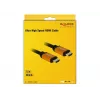 Kabel HDMI DeLOCK 85728 1.5m Typ A Czarny Złoty