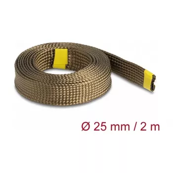 Osłona na kable DeLOCK 20889 Brązowa Włókno bazaltowe 2.5 cm