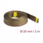 Osłona na kable DeLOCK 20889 Brązowa Włókno bazaltowe 2.5 cm