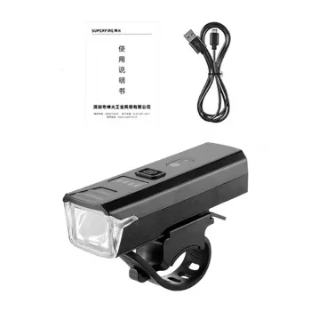Lampa rowerowa Superfire BL56-A — przednia lampka rowerowa, kompaktowa ładowalna LED