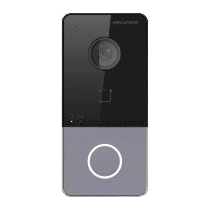 System wideodomofonowy Hikvision DS-KV6113-WPE1(C) 2 MP Czarny, szary
