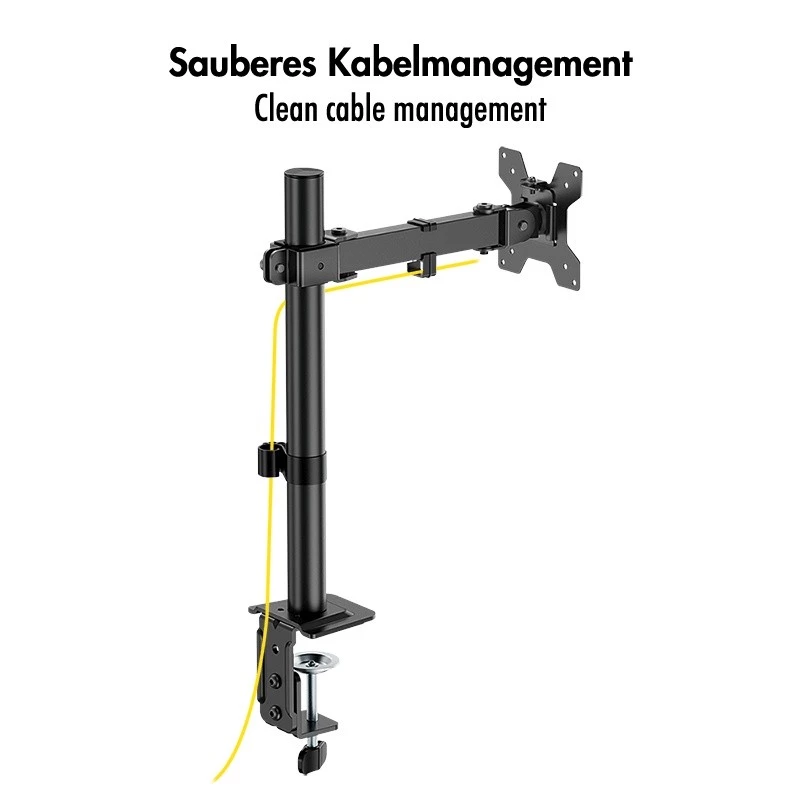 Uchwyt do monitora 17-32 cali, max 10 kg, stal
