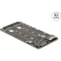 Konwerter DELOCK SFF-8654 8i na 2x NVMe SSD M.2 Key M, model 64295