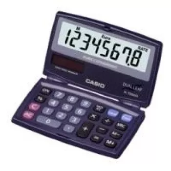 Casio SL-100VER - Kalkulator - 8 cyfr - panel słoneczny, bateria (SL-100VER)