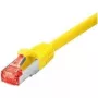 Tecline exertis Connect - Kabel krosowy - RJ-45 (M) na RJ-45 (M) - 25 m - Kabel SSTP - KAT 6 - Bezhalogenowy - Żółty (71525Y)