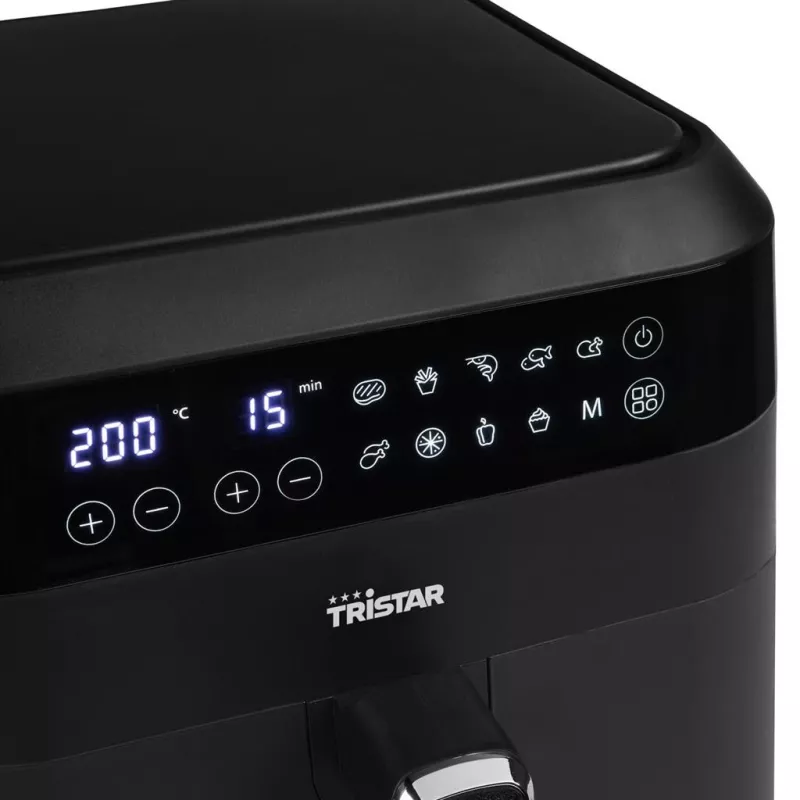 Tristar Cyfrowa Frytkownica Powietrzna XXL FR-6999 Moc 1700 W Pojemność 6 L Czarny