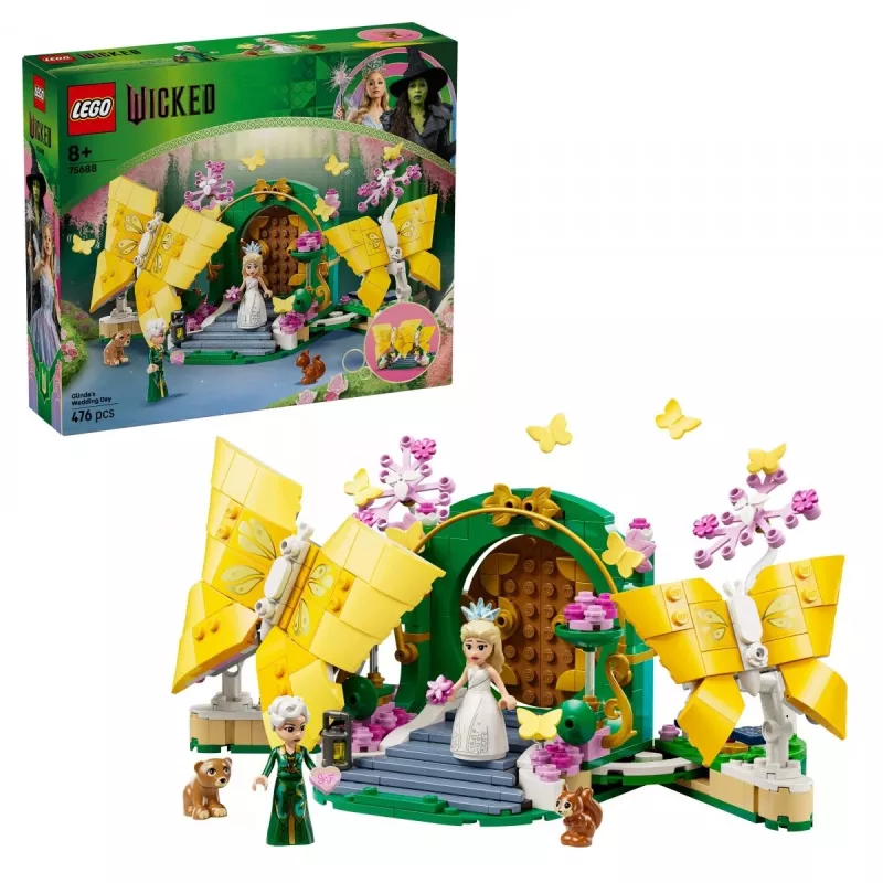 Zestaw konstrukcyjny LEGO Wicked 75688 Ślub Glindan — zestaw tematyczny, model 75688