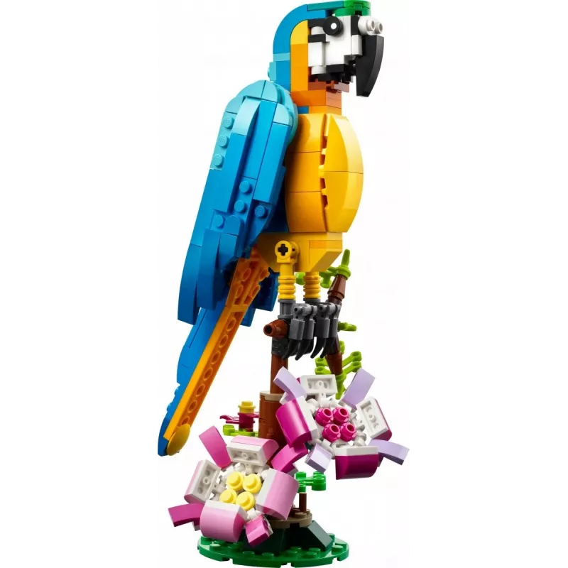 Zestaw konstrukcyjny LEGO Egzotyczna papuga 31136 — model wystawowy Creator, 253 elementy, 220×120×110 mm