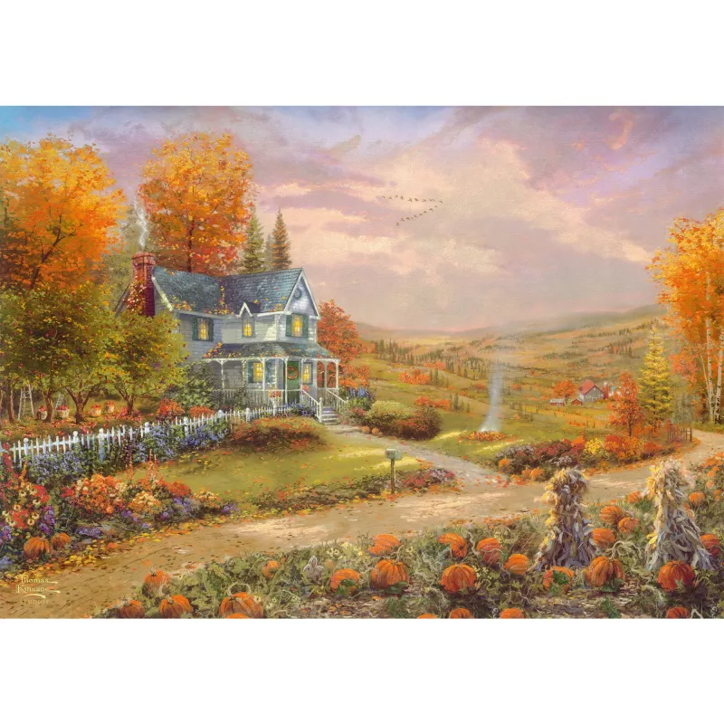 Thomas Kinkade Studios: Herbst in Apple Hill, Puzzle 500 elementów