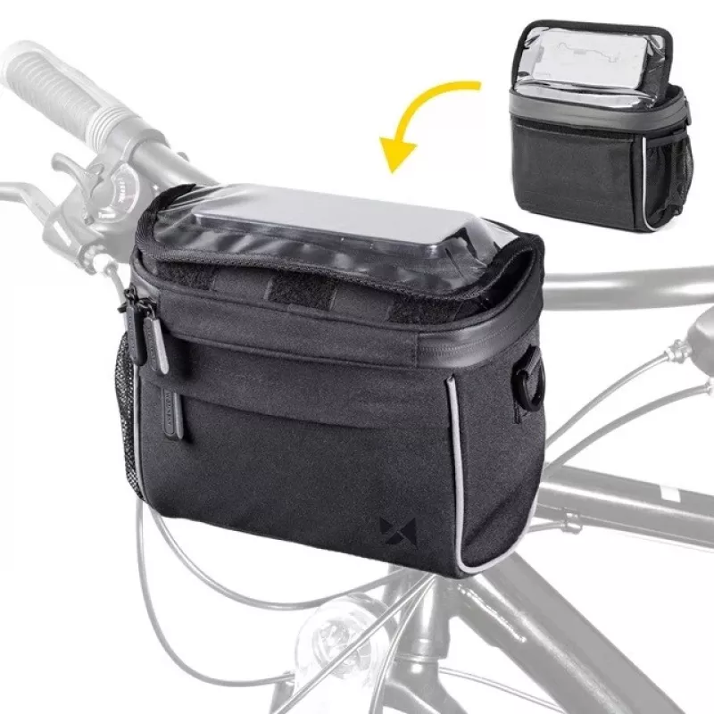 Przednia torba rowerowa Triton WBHBB-01 — 4 L, polyester/EVA/TPU, 205×125×185 mm