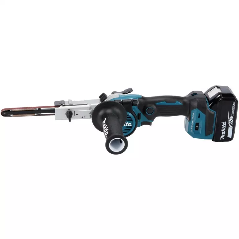 Szlifierka taśmowa Makita DBS180Z, czarno-niebieska
