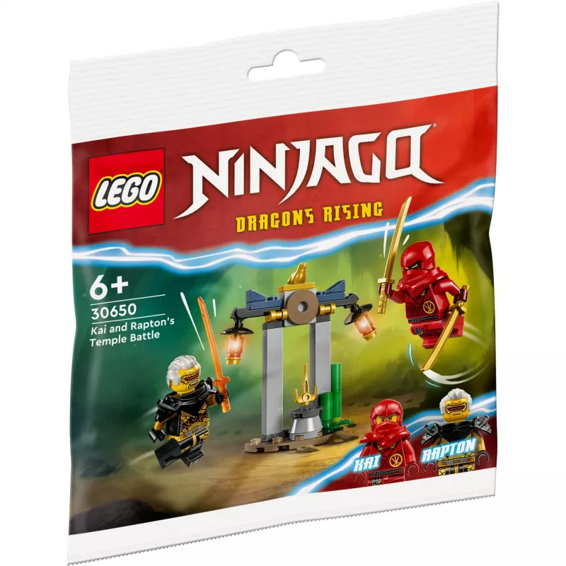 30650 Ninjago Kais and Raptons Duell im Tempel, zabawka konstrukcyjna Polybag