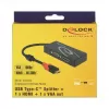 Adapter graficzny USB DeLOCK 87730 3840 x 2160 pikseli Czarny